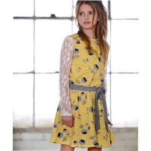 $82 PERSNICKETY Yellow Belted Ella Dress 16 NWT!